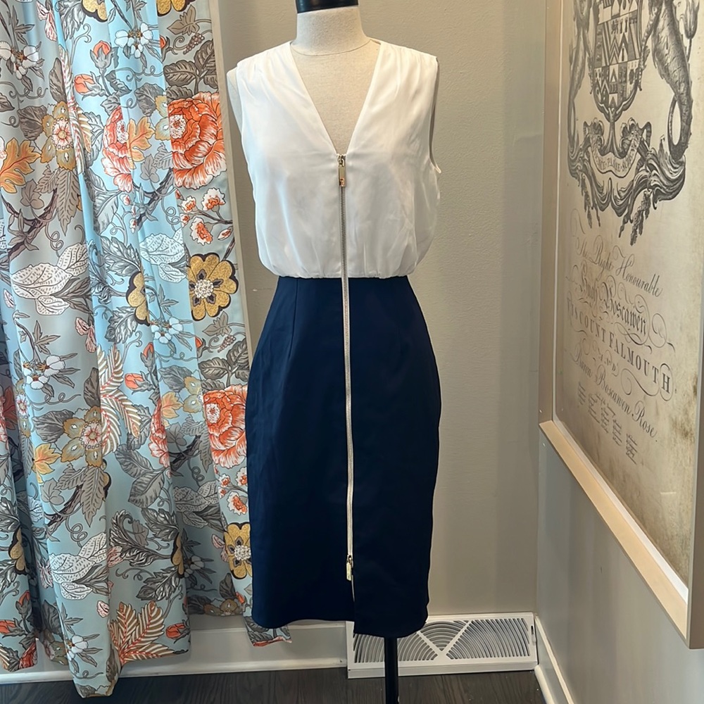 Ted baker size 2 (Ted sizing) zip dress